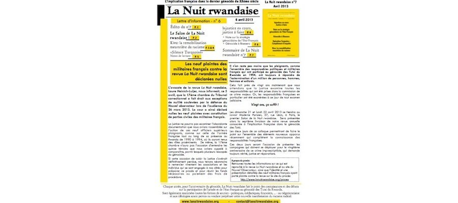 Image:La Lettre de La Nuit rwandaise n°6